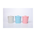 Delicate Round Plastic Tissue Box Tissue Box Cover Tissue Holder For Table Decoration
